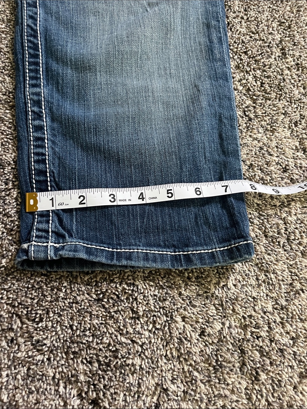 BKE Sabrina Cropped Straight Jeans Capri Denim - Picture 7 of 11